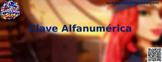 Guía visual sobre una Clave Alfanumérica para Spaceman Slot