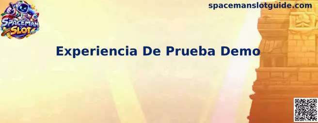 Interfaz ilustrativa de la Experiencia De Prueba Demo de Spaceman Slot