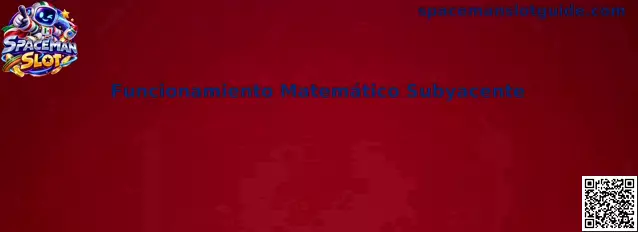 Representación visual del Funcionamiento Matemático Subyacente de Spaceman Slot