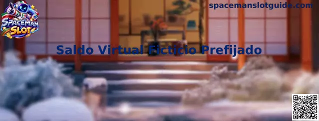 Interfaz ilustrativa de Saldo Virtual Ficticio Prefijado en Spaceman Slot