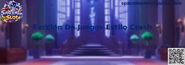 Sección De Juegos Estilo Crash con interfaz de juego interactiva