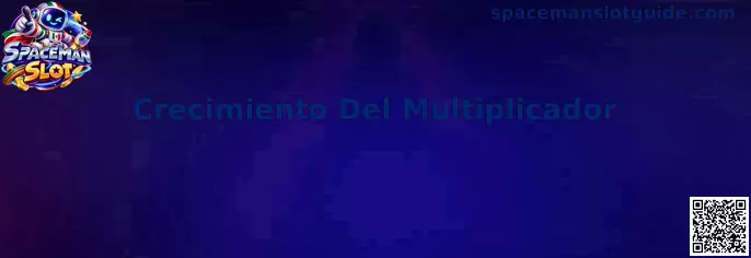 Representación del crecimiento del multiplicador en Spaceman Slot