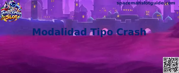 Representación visual de Spaceman Slot y su Modalidad Tipo Crash