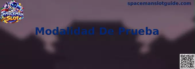 Panel ilustrativo relacionado con la Modalidad De Prueba de Spaceman Slot