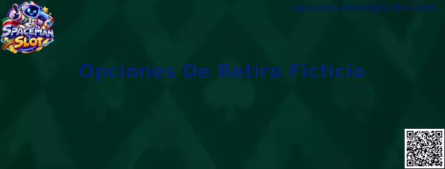 Guía visual de Opciones De Retiro Ficticio en Spaceman Slot